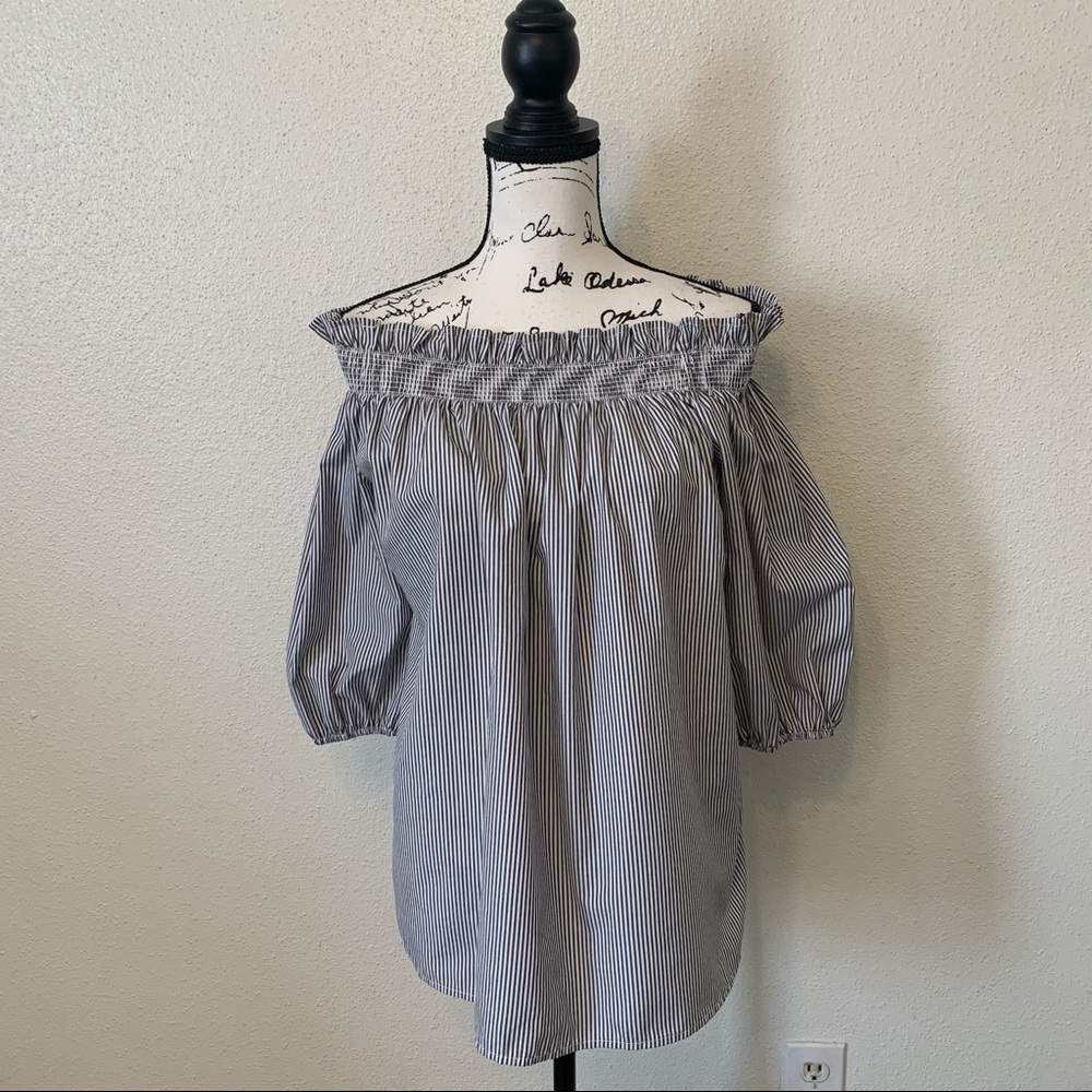 Emma Off Shoulder Ruffle Top Blouse